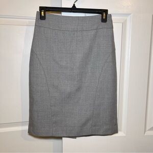 Banana Republic Wool Blend MIDI Pencil Skirt Lined